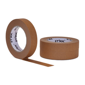 3 pack 1 inch x 60 yard rolls (24mm x 55m) STIKK Brown Painters Maski –  STIKK Tape
